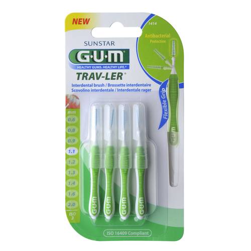 GUM Butler 1414 Proxabrush TravLer ultrafine 4 pezzi PisaPharma