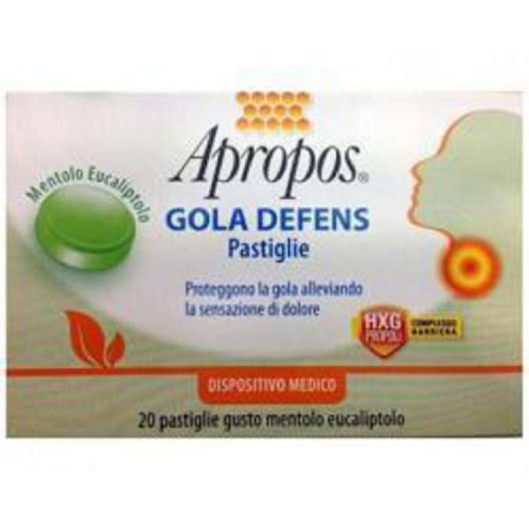 apropos gola defens 20 pastiglie gusto mentolo eucalipto